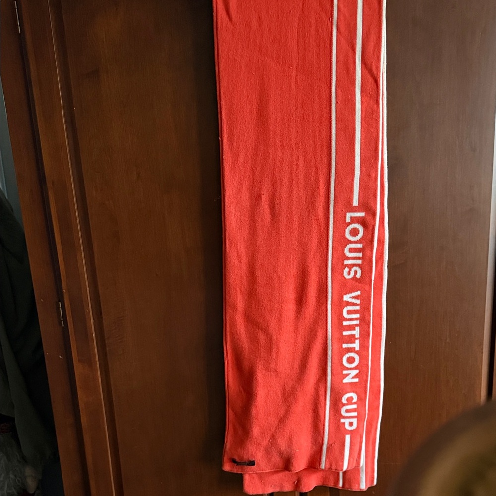 Louis Vuitton cup scarf vintage cotton